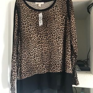 Leopard print Michael Kors Print top